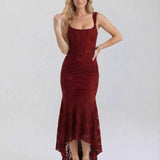 Vestido Maxi Carmesí