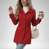 Chaqueta Sculpt Carmesí