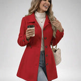 Chaqueta Sculpt Carmesí