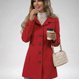 Chaqueta Sculpt Carmesí