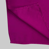 Vestidos Maxis Sólidos de Color con Botones Sueltos H-Line