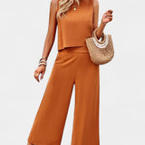 Conjunto Lavinia de Top y Pantalones Cortos en Lino y Algodón