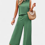 Conjunto Lavinia de Top y Pantalones Cortos en Lino y Algodón
