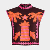 Conjunto de Top Corto y Falda Sloan Palma de Coco