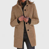 Chaqueta de Cuello Alto para Mujer Lucía