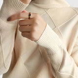 Jersey de Cuello Alto de Cashmere Jasmine