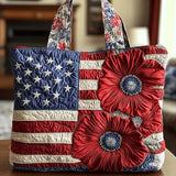 Encarnación | Bolso Tote Acolchado Artesanal Mujer Estampado Único