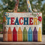 Encarnación | Bolso Tote Acolchado Artesanal Mujer Estampado Único