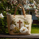 Encarnación | Bolso Tote Acolchado Artesanal Mujer Estampado Único