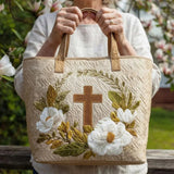 Encarnación | Bolso Tote Acolchado Artesanal Mujer Estampado Único