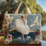 Encarnación | Bolso Tote Acolchado Artesanal Mujer Estampado Único
