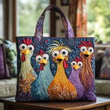 Encarnación | Bolso Tote Acolchado Artesanal Mujer Estampado Único