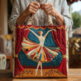 Encarnación | Bolso Tote Acolchado Artesanal Mujer Estampado Único