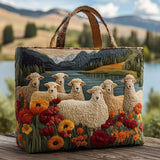 Encarnación | Bolso Tote Acolchado Artesanal Mujer Estampado Único