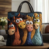 Encarnación | Bolso Tote Acolchado Artesanal Mujer Estampado Único