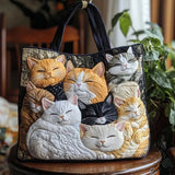 Encarnación | Bolso Tote Acolchado Artesanal Mujer Estampado Único
