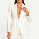 Conjunto de blazer y pantalón para mujer a la moda