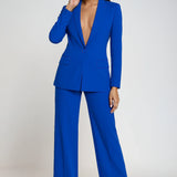 Conjunto de blazer y pantalón para mujer a la moda