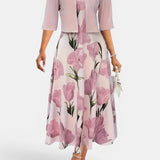 Catherine | Conjunto de Vestido Maxi a Juego para Mujeres