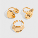Anillos de Metal Irregulares