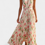 Vestido sin mangas Juliene Floral con Cinturón