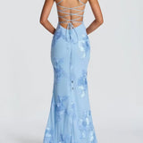 Vestido maxi ajustado con encaje
