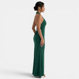 Vestido Largo Halter Elegante Mujer