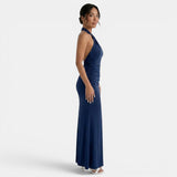 Vestido Largo Halter Elegante Mujer