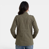 Chaqueta Mujer Entretiempo Casual con Cremallera