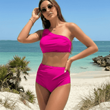Bañador Bicolor Fucsia