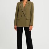 Blazer Femme - Double Boutonnage Coupe Ajustée | Élégant