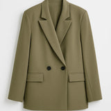 Blazer Femme - Double Boutonnage Coupe Ajustée | Élégant
