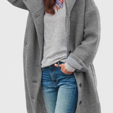 Abrigo de Invierno Elegante Penélope con Capucha