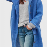 Abrigo de Invierno Elegante Penélope con Capucha