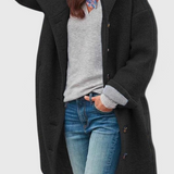 Abrigo de Invierno Elegante Penélope con Capucha