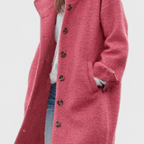 Abrigo de Invierno Elegante Penélope con Capucha