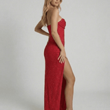 Vestido Maxi Escarlata
