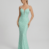 Vestido Maxi Celeste