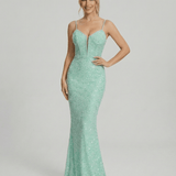 Vestido Maxi Celeste