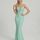 Vestido Maxi Celeste