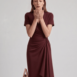 Vestido Midi Veloura