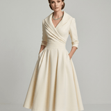 Vestido Midi Veloura