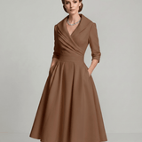 Vestido Midi Veloura