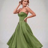 Vestido Midi Veloura