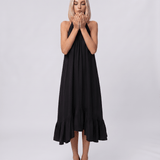 Vestido Midi Veloura