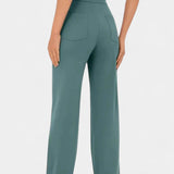 Pantalones Rectos de Cintura Alta Nova con Elasticidad