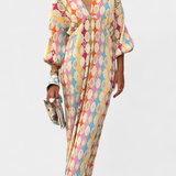 Vestido Maxi con Estampado Geométrico Shanice