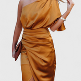 Vestido Anais Fluido con Silueta Elegante y Atemporal
