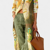 Conjunto de Lino Coordinado Melvina con Estilo Atemporal