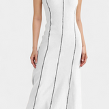 Vestido Maxi Bicolor Santona Sin Mangas